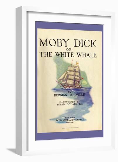 Moby Dick or The White Whale-null-Framed Art Print