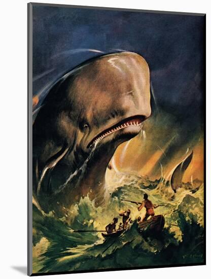 Moby Dick-James Edwin Mcconnell-Mounted Giclee Print