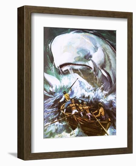 Moby Dick-English School-Framed Giclee Print