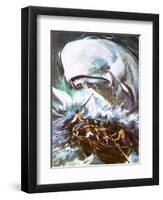 Moby Dick-English School-Framed Giclee Print