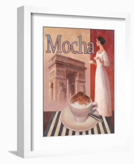 Mocha - Arc de Triomphe-unknown Chiu-Framed Art Print