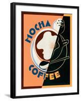 Mocha Coffee-Brian James-Framed Art Print