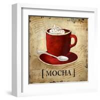 Mocha-Elizabeth Medley-Framed Art Print