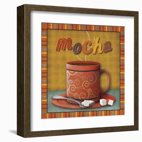 Mocha-null-Framed Art Print