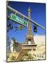 Mock Eiffel Tower, Paris, Las Vegas, Nevada, USA-Gavin Hellier-Mounted Photographic Print