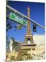 Mock Eiffel Tower, Paris, Las Vegas, Nevada, USA-Gavin Hellier-Mounted Photographic Print