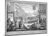 Mock funeral procession in St Giles, London, 1751-Anon-Mounted Giclee Print