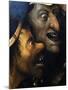 Mocking Faces, from Christ Carrying the Cross, C. 1490 (Detail)-Hieronymus Bosch-Mounted Giclee Print