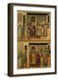 Mocking of Christ and Christ before Pilate-Duccio Di buoninsegna-Framed Giclee Print