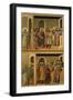 Mocking of Christ and Christ before Pilate-Duccio Di buoninsegna-Framed Giclee Print