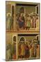 Mocking of Christ and Christ before Pilate-Duccio Di buoninsegna-Mounted Giclee Print