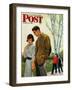 "Mocking Romance" Saturday Evening Post Cover, March 31, 1951-George Hughes-Framed Giclee Print