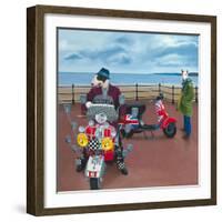 Mod Dogs-Paula Zimmermann-Framed Giclee Print