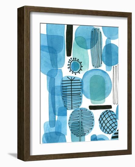 Mod Orbit I-Deborah Velasquez-Framed Art Print