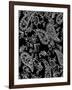 Mod Paisley Black-Jyotsna Warikoo-Framed Giclee Print