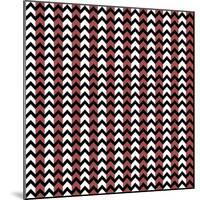 Mod Paisley Chevron Stripe-Jyotsna Warikoo-Mounted Giclee Print