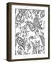 Mod Paisley Whie-Jyotsna Warikoo-Framed Giclee Print