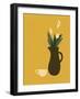 Mod Peace Lily I-Jacob Green-Framed Art Print