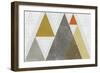 Mod Triangles I Retro-Michael Mullan-Framed Art Print