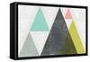 Mod Triangles I-Michael Mullan-Framed Stretched Canvas