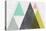 Mod Triangles I-Michael Mullan-Stretched Canvas