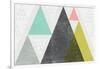 Mod Triangles I-Michael Mullan-Framed Art Print