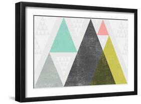 Mod Triangles I-Michael Mullan-Framed Art Print