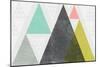 Mod Triangles I-Michael Mullan-Mounted Art Print