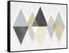 Mod Triangles II Archroma-Michael Mullan-Framed Stretched Canvas