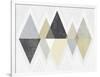 Mod Triangles II Archroma-Michael Mullan-Framed Art Print