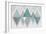 Mod Triangles II Grey-Michael Mullan-Framed Art Print