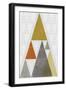 Mod Triangles III Retro-Michael Mullan-Framed Art Print