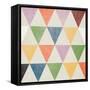 Mod Triangles-Lula Bijoux & Company-Framed Stretched Canvas