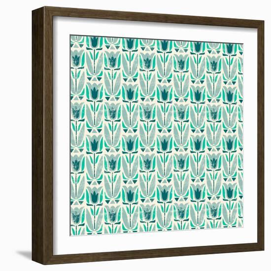 Mod Tulip-null-Framed Giclee Print