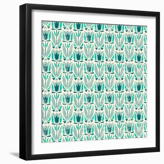 Mod Tulip-null-Framed Giclee Print