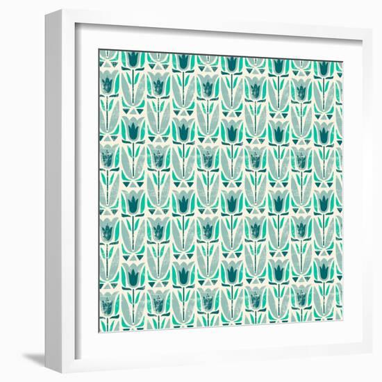 Mod Tulip-null-Framed Giclee Print