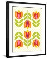 Mod Tulips I-Patty Young-Framed Art Print