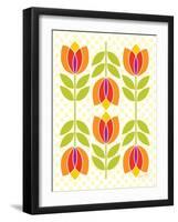 Mod Tulips I-Patty Young-Framed Art Print