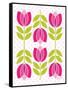 Mod Tulips II-Patty Young-Framed Stretched Canvas