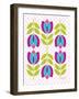 Mod Tulips III-Patty Young-Framed Art Print