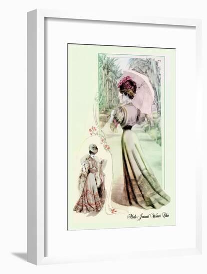 Mode Journal Weiner Chic: On a Charming Path-null-Framed Art Print