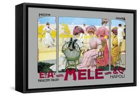 Mode Novita, E. A. Mele-Leopoldo Metlicovitz-Framed Stretched Canvas
