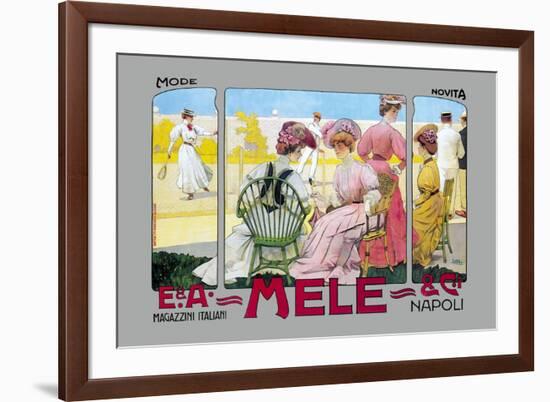 Mode Novita, E. A. Mele-Leopoldo Metlicovitz-Framed Premium Giclee Print