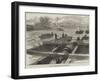 Mode of Transporting Large Guns for Coast Defence-null-Framed Giclee Print