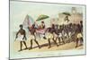 Mode of Travelling in Africa-W. Hutton-Mounted Giclee Print