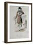 Mode parisienne ; "Merveilleuse et Incroyable" : le Muscadin;-Antoine Charles Horace Vernet-Framed Giclee Print