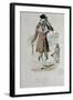 Mode parisienne ; "Merveilleuse et Incroyable" : le Muscadin;-Antoine Charles Horace Vernet-Framed Giclee Print