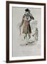 Mode parisienne ; "Merveilleuse et Incroyable" : le Muscadin;-Antoine Charles Horace Vernet-Framed Giclee Print