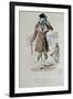 Mode parisienne ; "Merveilleuse et Incroyable" : le Muscadin;-Antoine Charles Horace Vernet-Framed Giclee Print