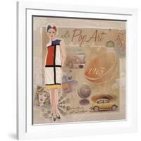 Mode Pop Art-Bruno Pozzo-Framed Art Print